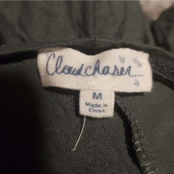 CloudChaser | Green Boho Bell Sleeve Top - Picture 5 of 5